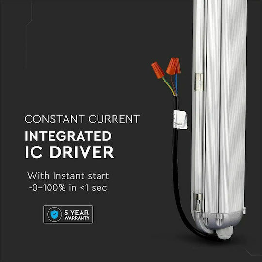 V-TAC Lichtleiste Außenbereich mit integriertem LED 60W 120cm