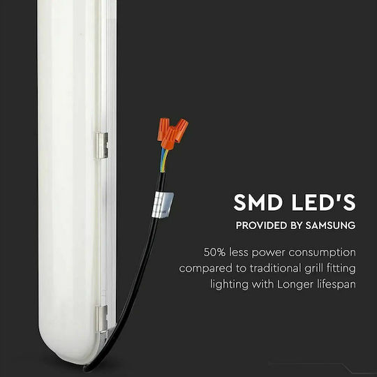 V-TAC Lichtleiste Außenbereich mit integriertem LED 60W 120cm