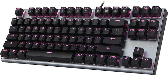 Meetion MK04 Gaming Μηχανικό Πληκτρολόγιο Tenkeyless με Custom Blue διακόπτες και RGB φωτισμό (Αγγλικό US)
