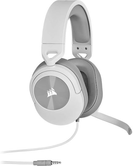 Corsair HS55 Surround Over Ear Gaming Headset with Connection 3.5mm White