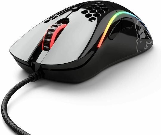 Glorious PC Gaming Race Model D RGB Gaming Mouse 12000 DPI Glossy Black