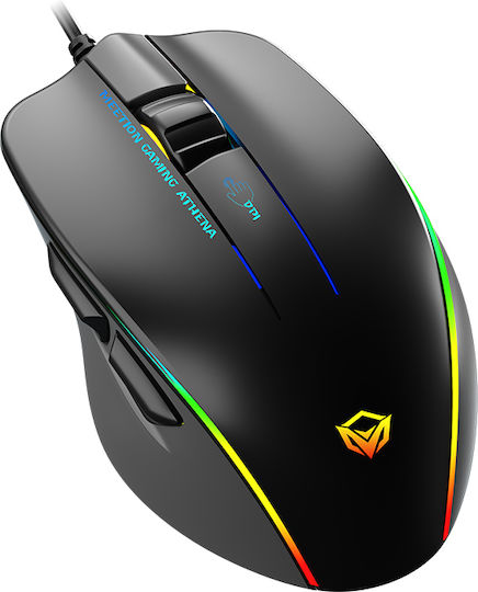 Meetion GM230 RGB Gaming Ποντίκι 12800 DPI Μαύρο