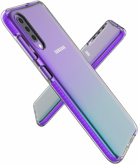 Hurtel Spring Back Cover Σιλικόνης 1mm Ροζ (Galaxy A50)