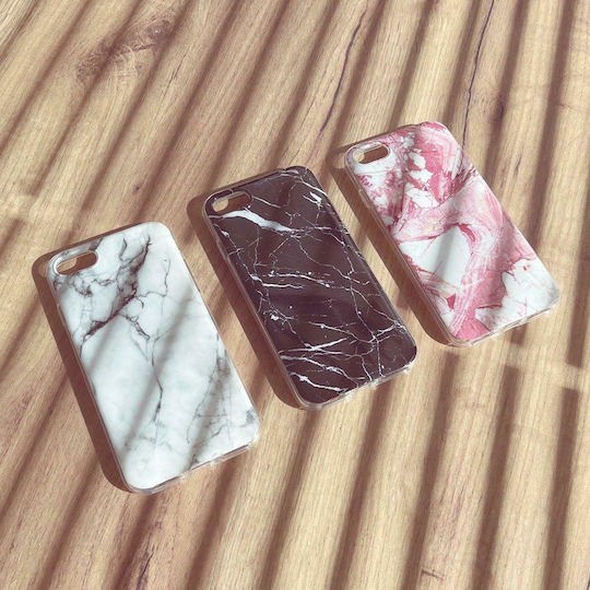 Wozinsky Marble Back Cover Σιλικόνης Λευκό (iPhone 11 Pro)