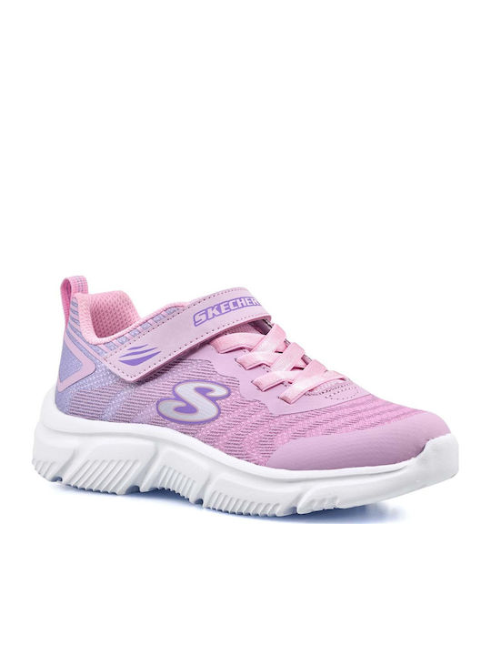 Go Run Kids Sports Shoes Running with Hoop & Loop Closure Pink