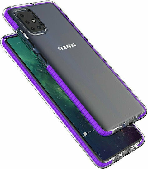 Hurtel Spring Back Cover Silicon 0.3mm Turcoaz (Galaxy A51)