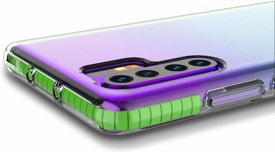 Hurtel Spring Back Cover Σιλικόνης 1mm Μαύρο (Huawei P30 Pro)