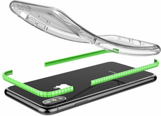 Hurtel Spring Back Cover Σιλικόνης 1mm Μαύρο (Huawei P30 Pro)