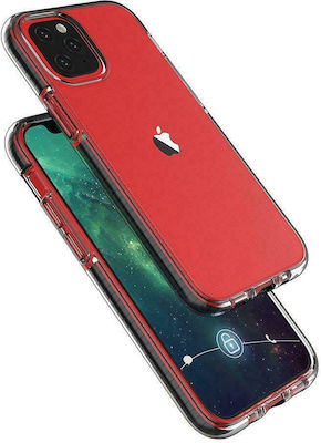 Hurtel Spring Back Cover Σιλικόνης Διάφανο / Γαλάζιο (iPhone 13 Pro)