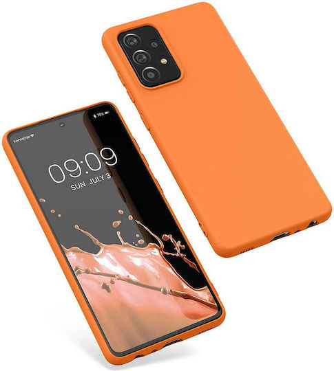 Hurtel Soft Flexible Rubber Umschlag Rückseite Silikon Blau (Galaxy A22 4G)