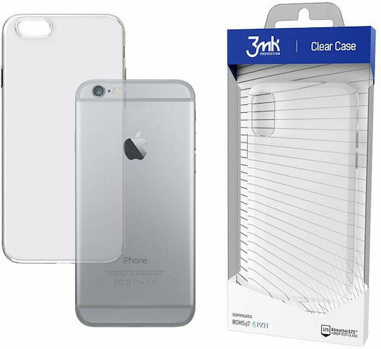 3MK Clear Umschlag Rückseite Silikon 1.2mm Transparent (iPhone 6/6s)