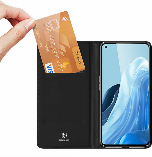 Dux Ducis Skin Pro Book Δερματίνης Μαύρο (Oppo Reno7 Pro 5G)