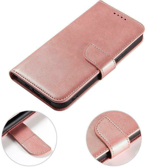Magnet Book Δερματίνης Ροζ (Galaxy A03s)