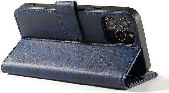Hurtel Magnet Elegant Buchen Sie Synthetisches Leder Blau (Poco M4 Pro 5G / Redmi Note 11s 5G)