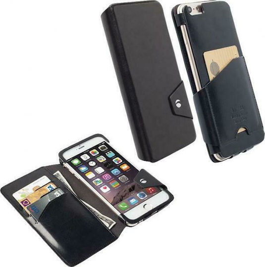 Krusell Kalmar Wallet Δερμάτινο Μαύρο (iPhone 6 Plus / 6s Plus)