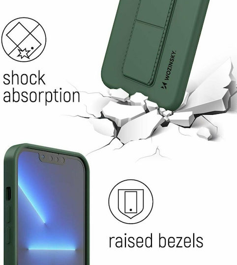 Wozinsky Kickstand Back Cover Σιλικόνης Κόκκινο (Poco X4 Pro 5G)
