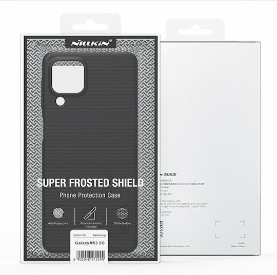 Nillkin Super Frosted Shield Pro Back Cover Plastic Negru (Galaxy M53 5G)