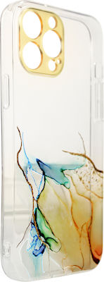 Hurtel Marble Back Cover Σιλικόνης Orange Marble (iPhone 13 Pro Max)