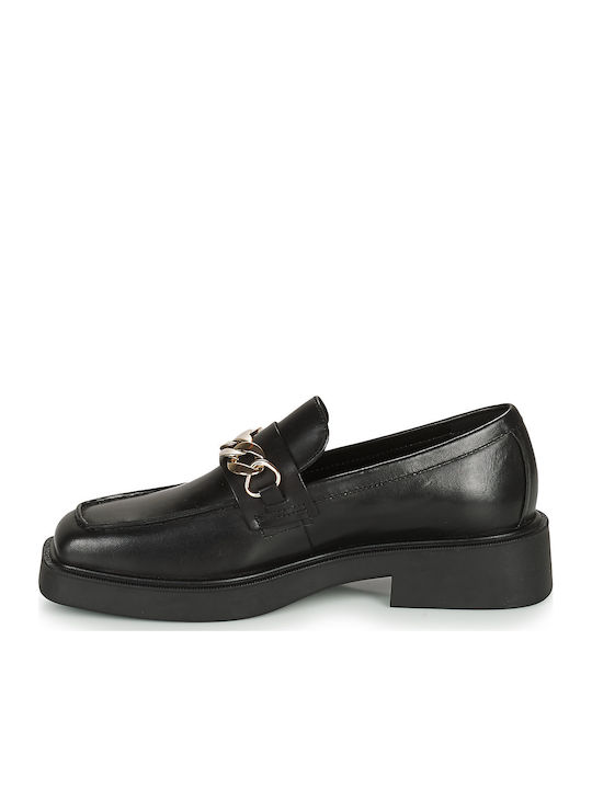 Jillian Loafers Dama Din Piele În Culoare Neagră