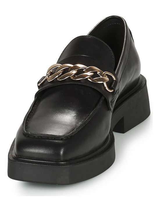 Jillian Loafers Dama Din Piele În Culoare Neagră