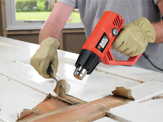 Black & Decker -QS Πιστόλι Θερμού Αέρα 2000W με Ρύθμιση Θερμοκρασίας εως και 600°C