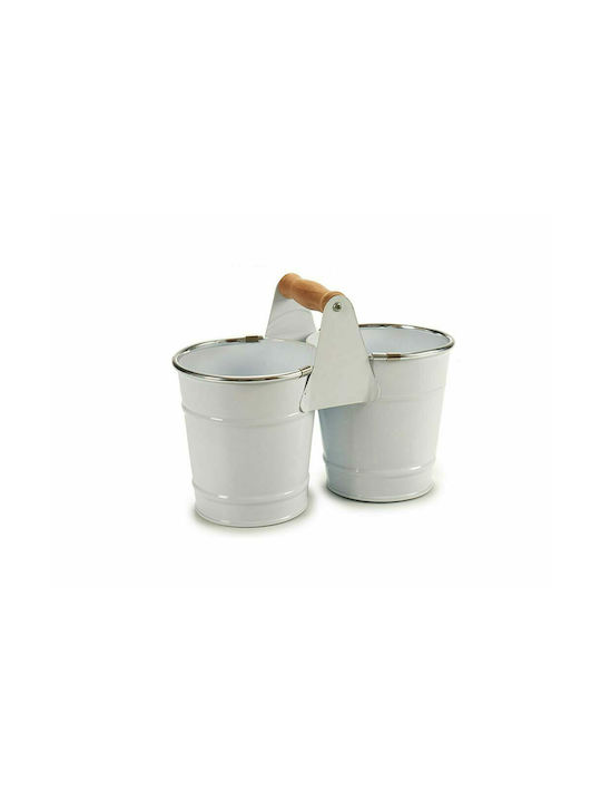 Ibergarden Flower Pot 10.3x20cm in White Color S3606093