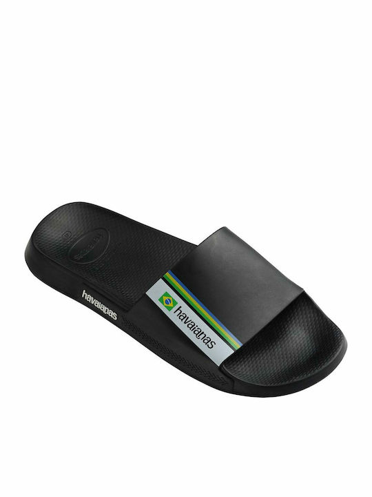 Brasil Men's Slides Black
