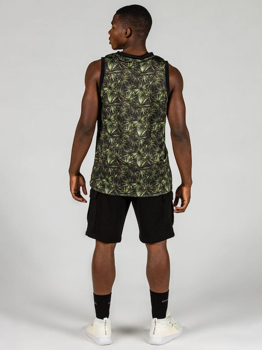 Energy Athletic Men's Short Sleeve Green Blouse