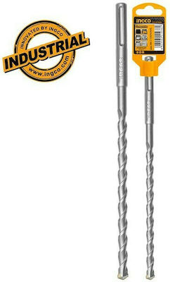 Ingco Four-Cut Drill Carbide with SDS Plus Shank for Masonry 12x200mm