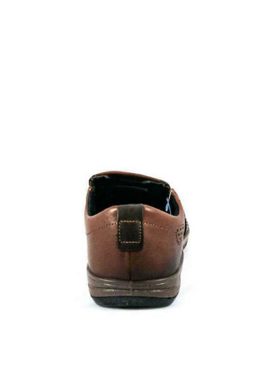 Ανατομικά Δερμάτινα Ανδρικά Slip-On Καφέ