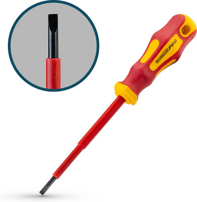 Bormann Pro BHT7080 Electrician VDE 1000V Screwdriver Straight Size 3.5x100mm