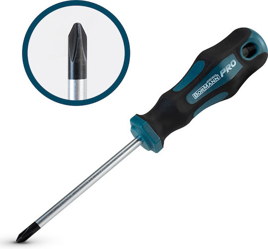 Bormann Pro BHT7002 Magnetic Screwdriver Cross Size PH1x80mm