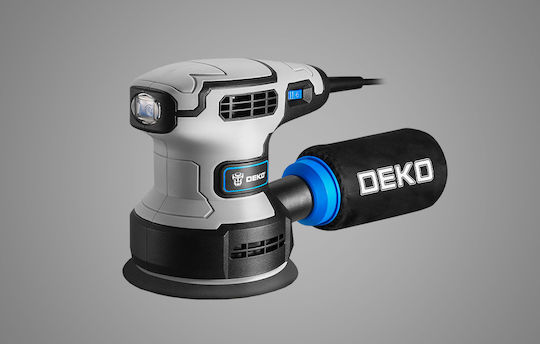 Deko DKOS32ST1 Έκκεντρο Τριβείο 125mm Ρεύματος 320W με Ρύθμιση Ταχύτητας και με Σύστημα Αναρρόφησης