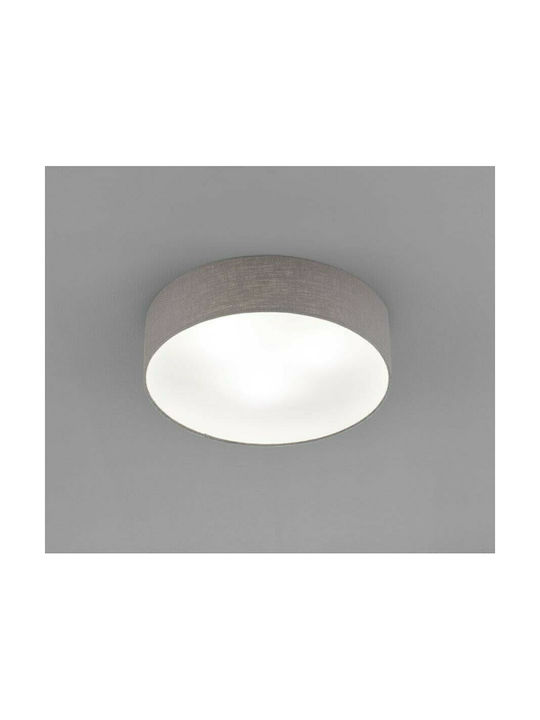 Fischer Honsel Maat Classic Fabric Ceiling Light with Socket E14 45pcs Gray