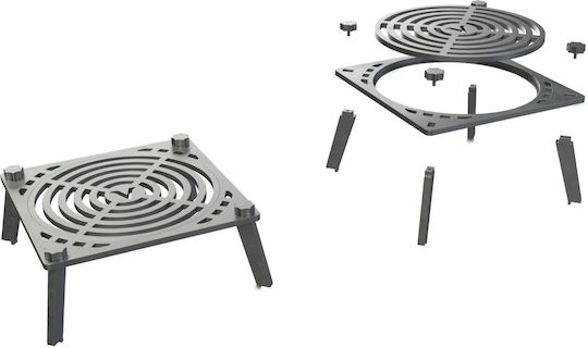 Vulcanus Pro730 Grătar de Gătit Metalic cu picioare 33cmx33cmcm.