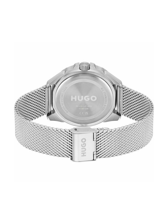 Hugo Boss Fresh Watch Chronograph Battery with Silver Metal Bracelet