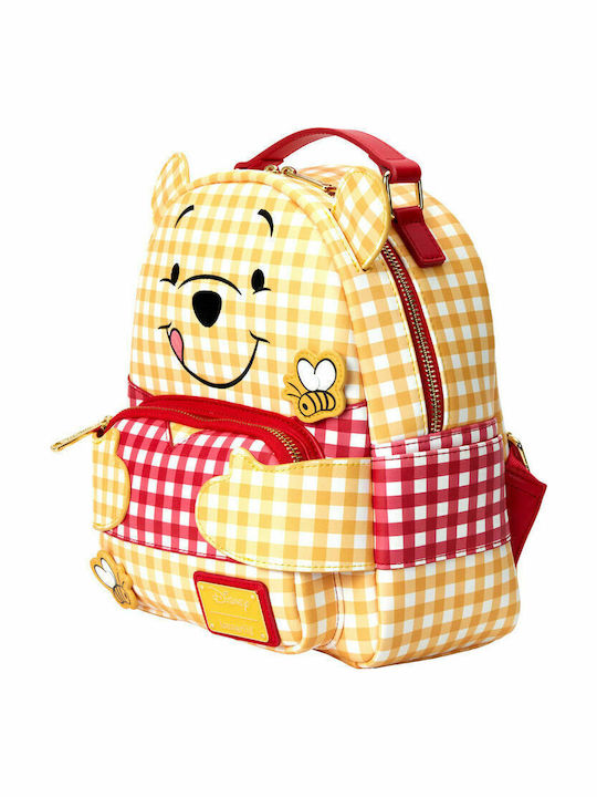Loungefly Winnie The Pooh Gingham Παιδική Τσάντα Πλάτης Κίτρινη 10x25εκ. Disney Winnie Pooh Gingham Mini Loungefly Winnie The Pooh Gingham Παιδική Τσάντα Πλάτης Κίτρινη 10x25εκ. Disney Winnie Pooh Gingham Mini