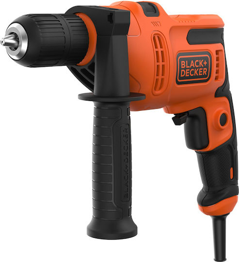 Black & Decker BEH200K Κρουστικό Δράπανο 500W με Θήκη