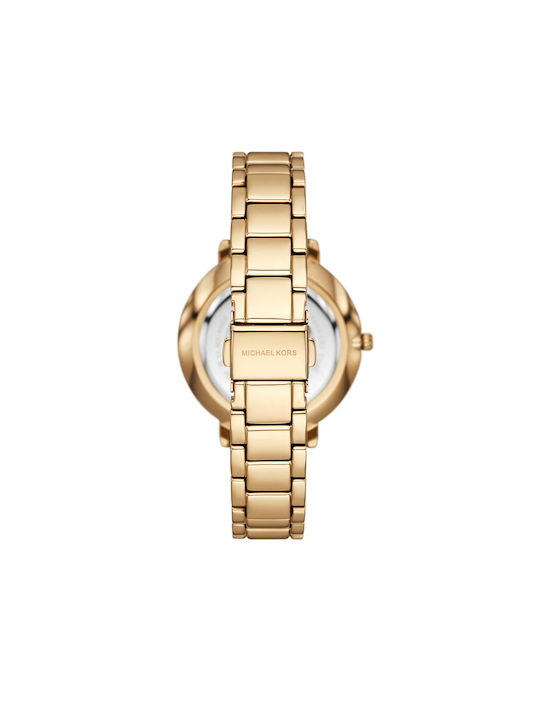 Michael Kors Pyper Uhr mit Gold Metallarmband