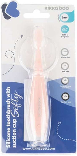 Kikka Boo Softy Baby Toothbrush for 6m+ Pink