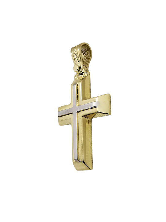 Triantos Men's Gold Cross 14K