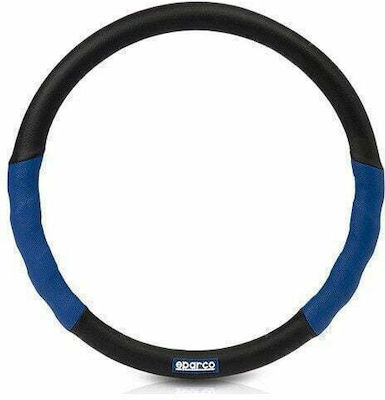 Sparco Car Steering Wheel Cover with Diameter 37-39cm Synthetic Blue