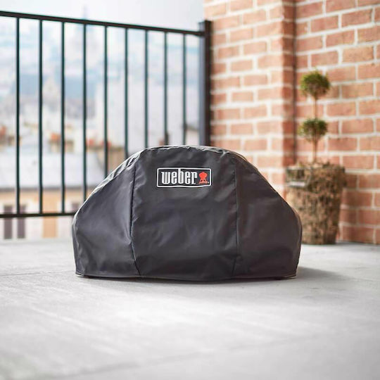 Weber Premium Grill Cover Black Compatible with the Pulse 2000 from Polyester with UV Protection 77.52cmx60.7cmx40.46cmcm