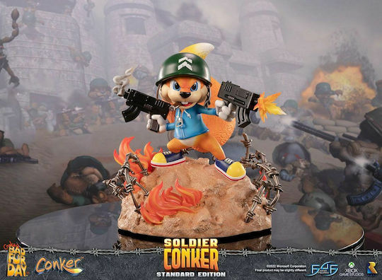 First 4 Figures Conker's Bad Fur Day Conker Soldier Collectible Figure 33cm