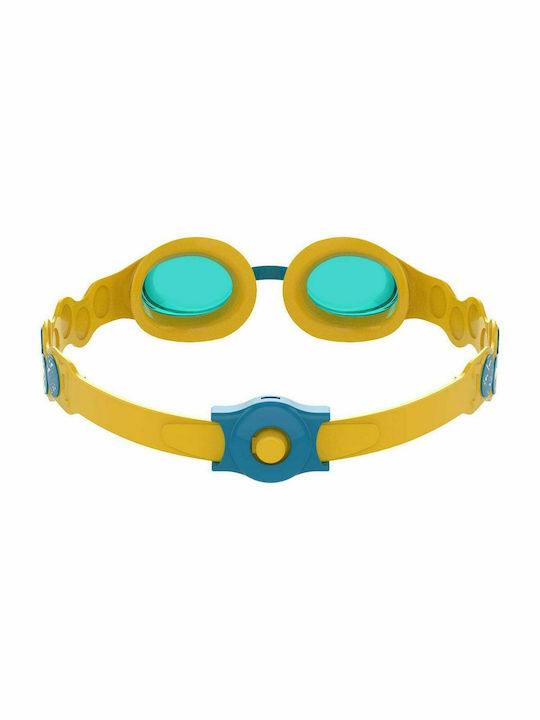 Speedo Sea Squad 08382-B971 Γυαλιά Κολύμβησης Παιδικά με Αντιθαμβωτικούς Φακούς Κίτρινα