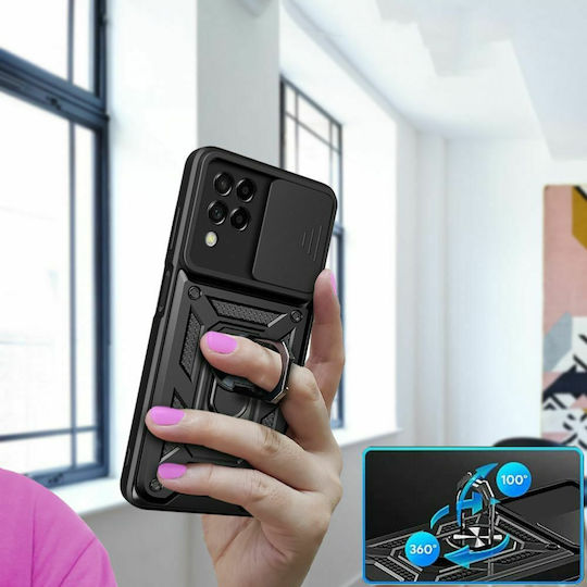 Tech-Protect Camshield Pro Задна Корица Пластмасова Черна Galaxy M53 5G