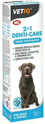 VetIQ Denti-Care 2in1 Paste Toothpaste Dog against Bad Breath for Small Breeds 70gr