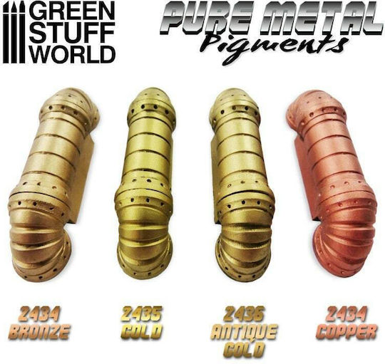 Green Stuff World Pure Metal Pigment Χρώμα Μοντελισμού Copper 30ml