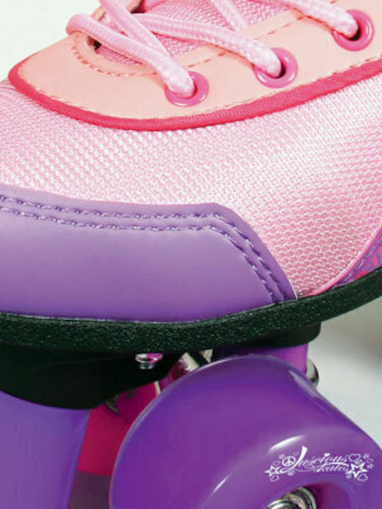 Luscious Pure Passion Kids Quad Rollers Pink