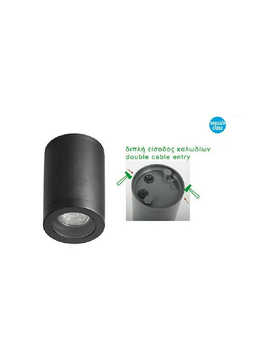 Gekas Spot de Exterior GU10 în Culoare Negru 43-000266